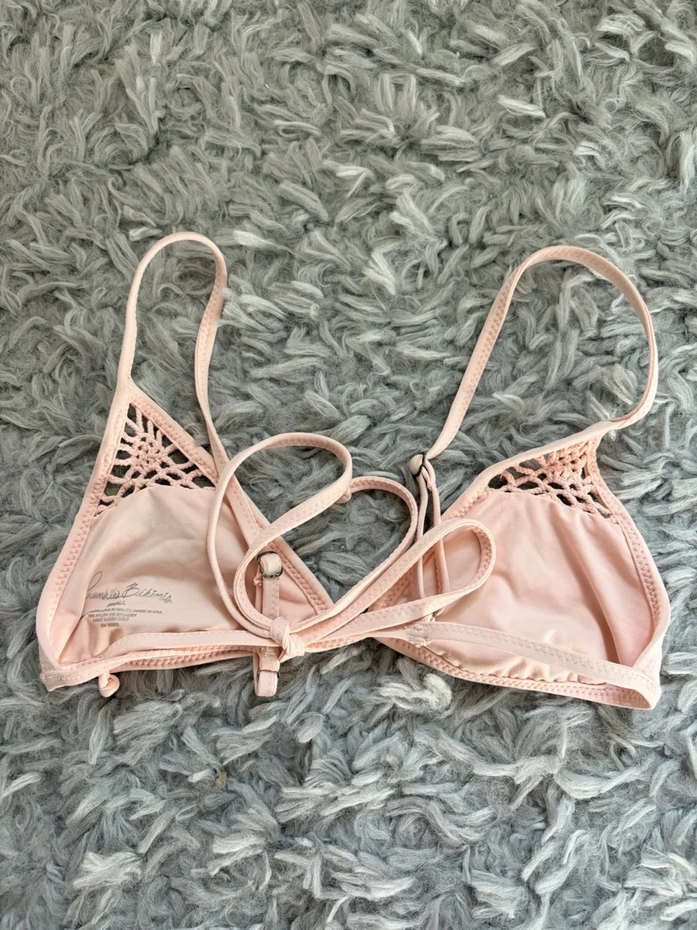 Frankie’s Bikini’s light pink top